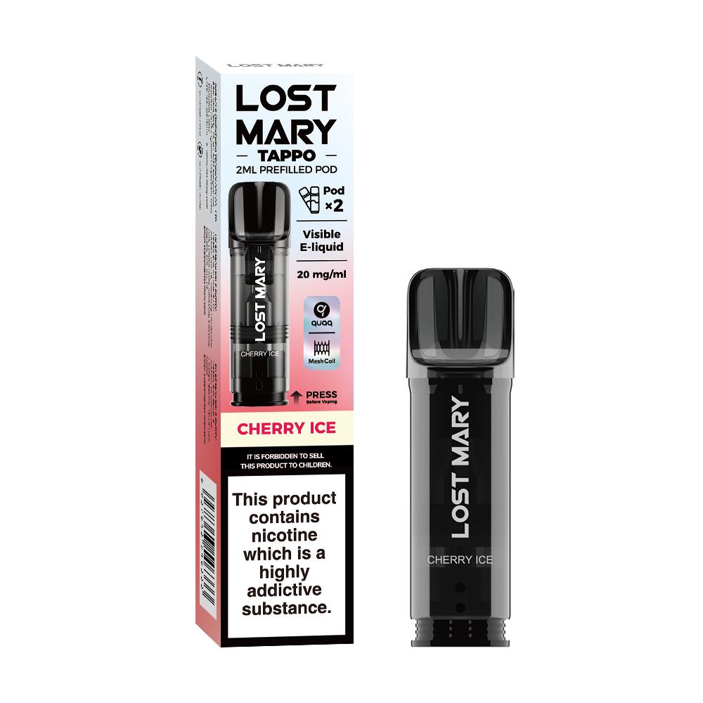Elf Bar: Lost Mary Tappo 2ml Cherry Ice Elf Bar: Lost Mary Tappo 2ml Cherry Ice