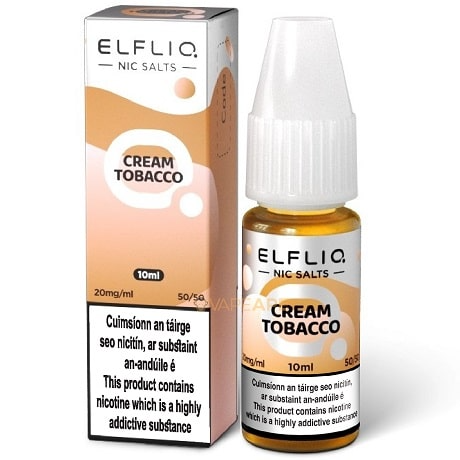 Elf Bar: ElfLiq Cream Tobacco 10ml Elf Bar: ElfLiq Cream Tobacco 10ml