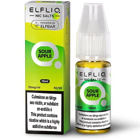 Elf Bar: ElfLiq Sour Apple 10ml Elf Bar: ElfLiq Sour Apple 10ml