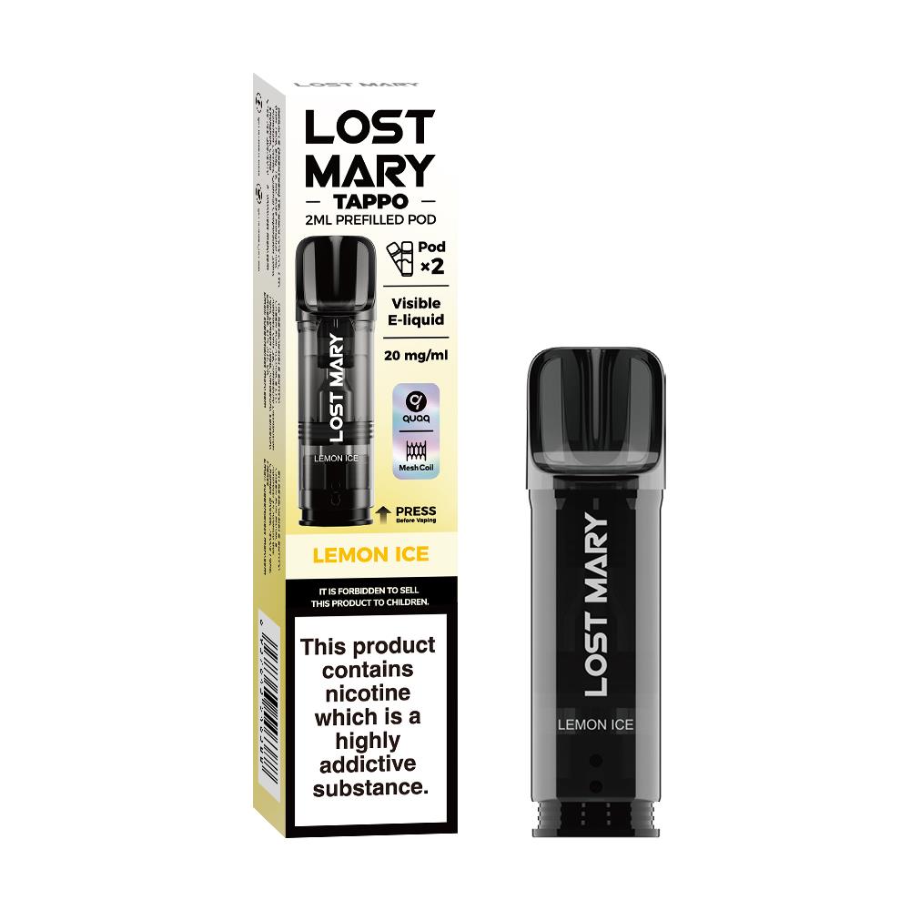 Elf Bar: Lost Mary Tappo 2ml Lemon Ice Elf Bar: Lost Mary Tappo 2ml Lemon Ice