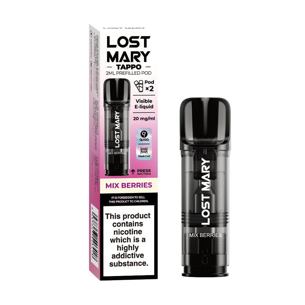Elf Bar: Lost Mary Tappo 2ml Mix Berries Elf Bar: Lost Mary Tappo 2ml Mix Berries