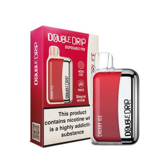 Double Drip: Cherry Ice 2ml 20mg Double Drip: Cherry Ice 2ml 20mg