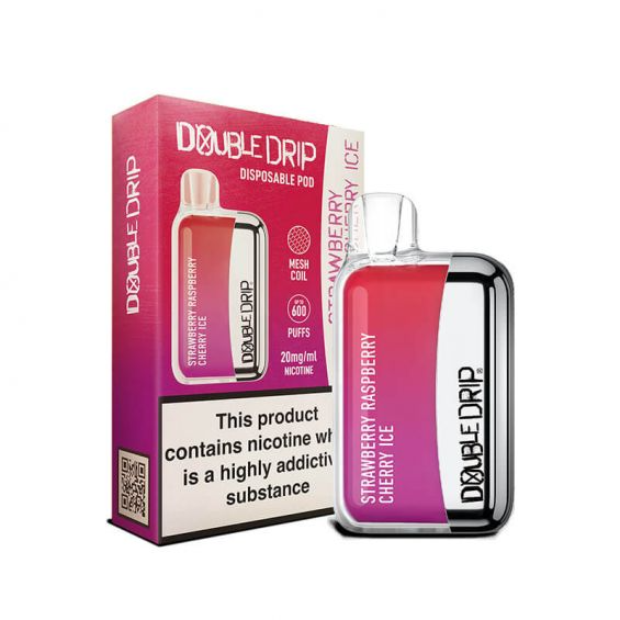Double Drip: Strawberry Raspberry Cherry Ice 2ml 20mg