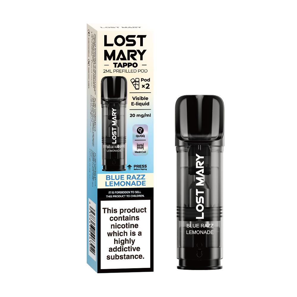 Elf Bar: Lost Mary Tappo 2ml Blue Razz Lemonade