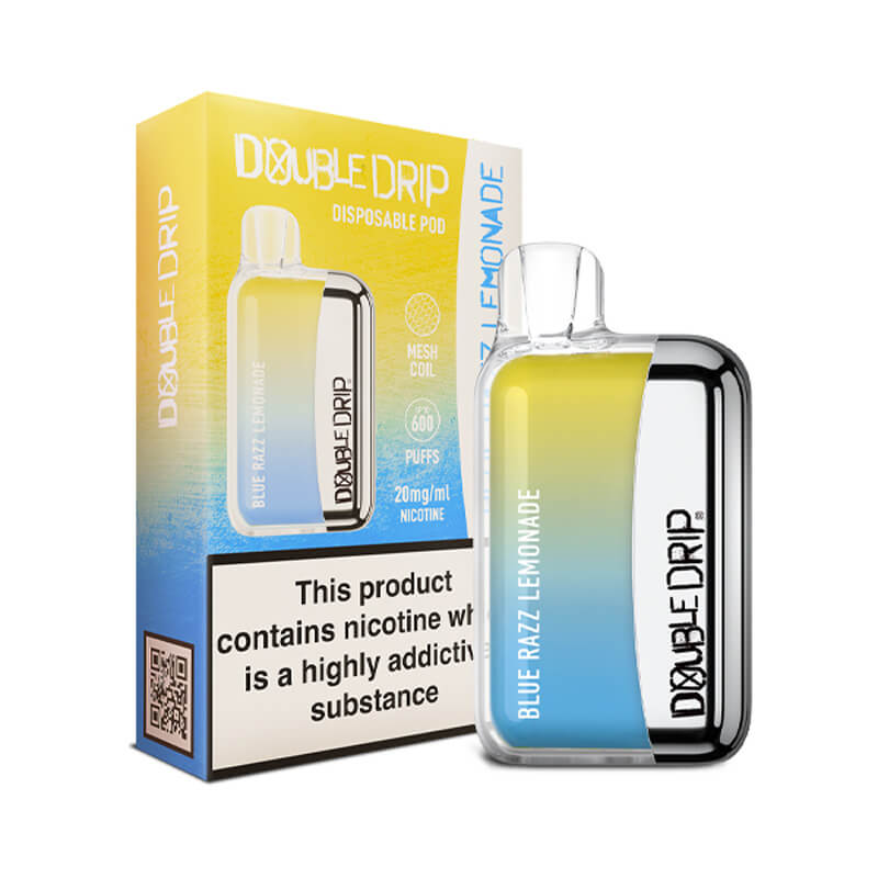 Double Drip: Blue Razz Lemonade 2ml 20mg Double Drip: Blue Razz Lemonade 2ml 20mg