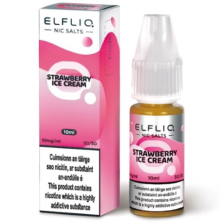 Elf Bar: ElfLiq Strawberry Ice Cream 10ml