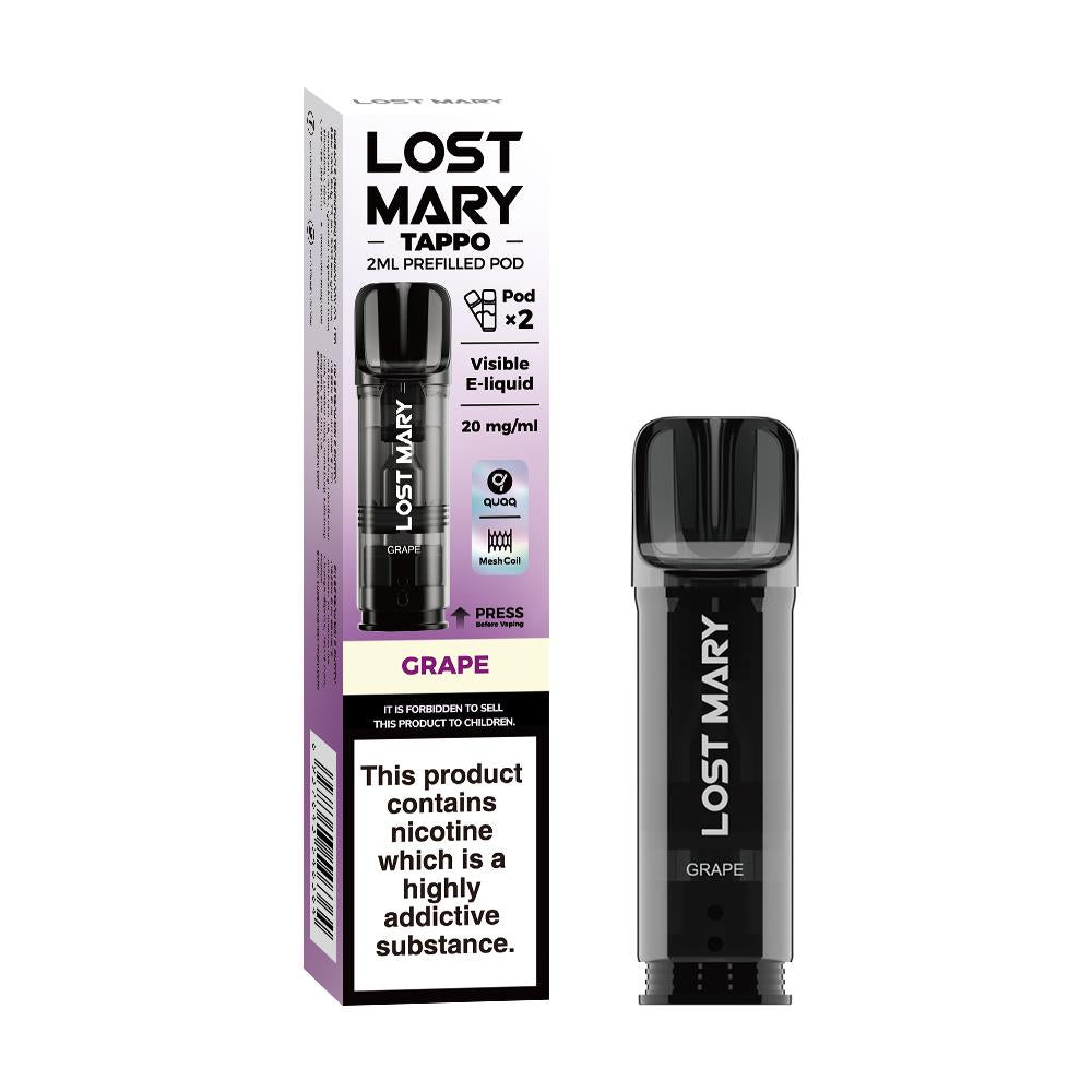 Elf Bar: Lost Mary Tappo 2ml Grape