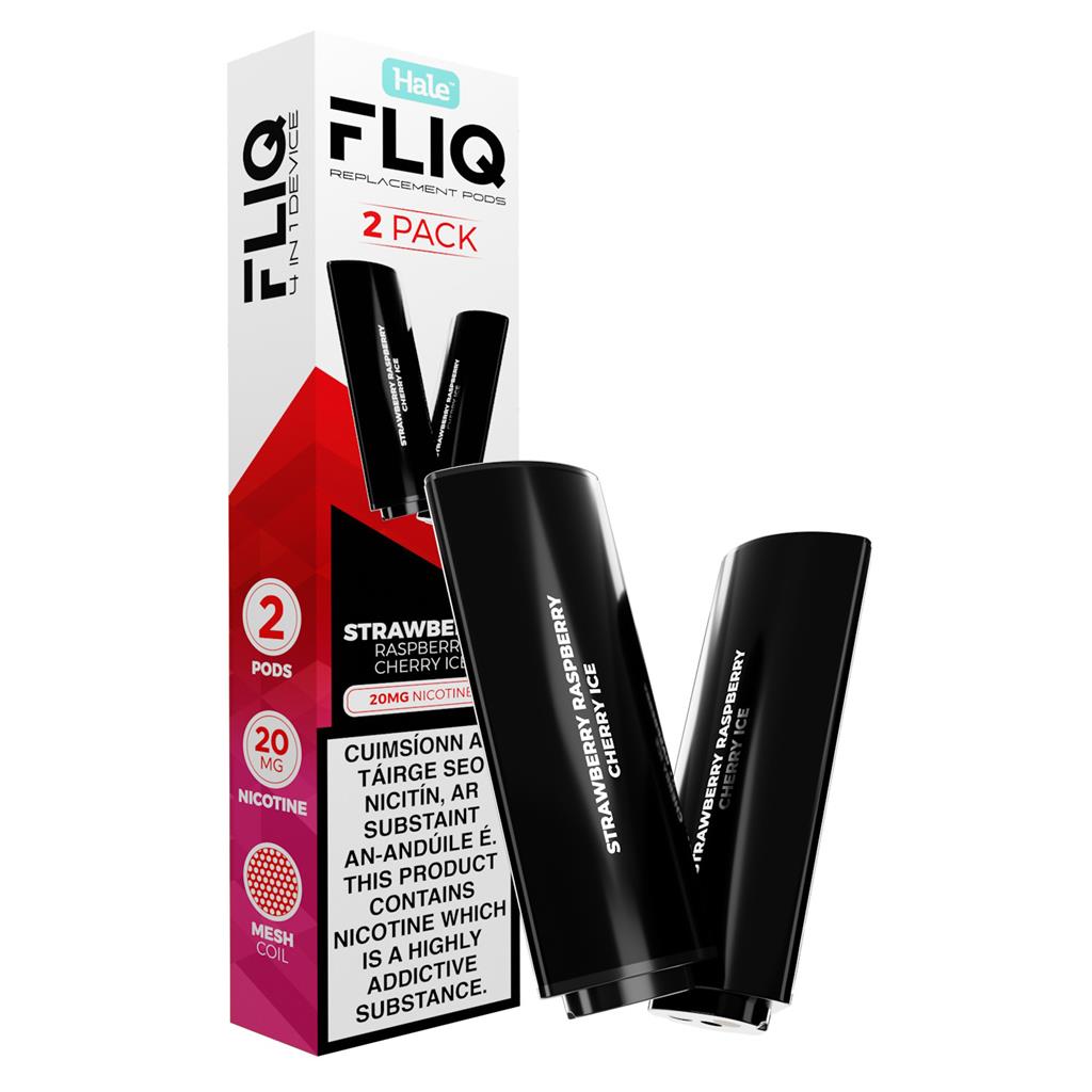 Hale: Fliq Pods Strawberry Raspberry Cherry Ice 20mg [2pk]