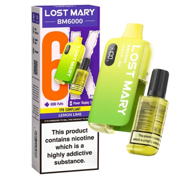 Lost Mary: BM6000 Lemon Lime 20mg