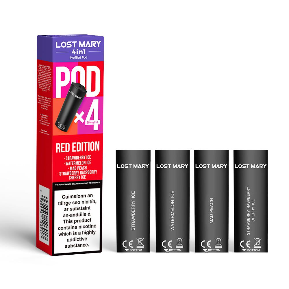 Lost Mary: 4IN1 Pods Red Edition 20mg [4pk]