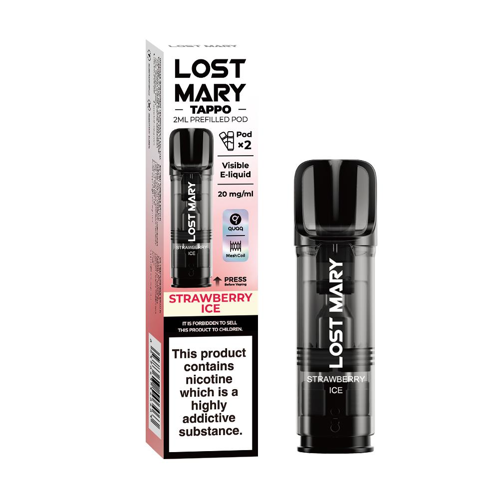 Elf Bar: Lost Mary Tappo 2ml Strawberry Ice