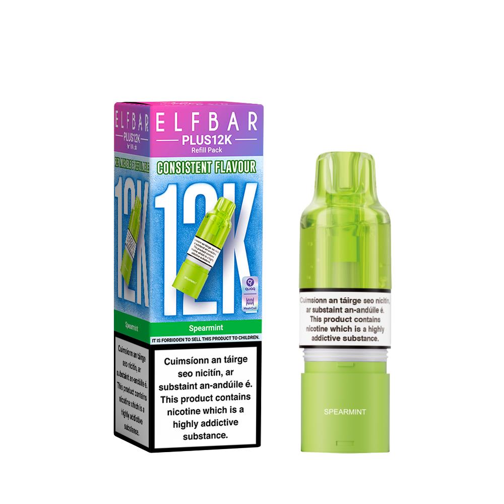 elf bar spearmint pods Elf Bar: Elfplus 12K Pod Spearmint 2ml 20mg