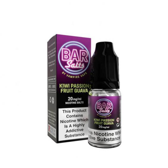 Bar Salts Kiwi Passion Fruit Guava 10ml