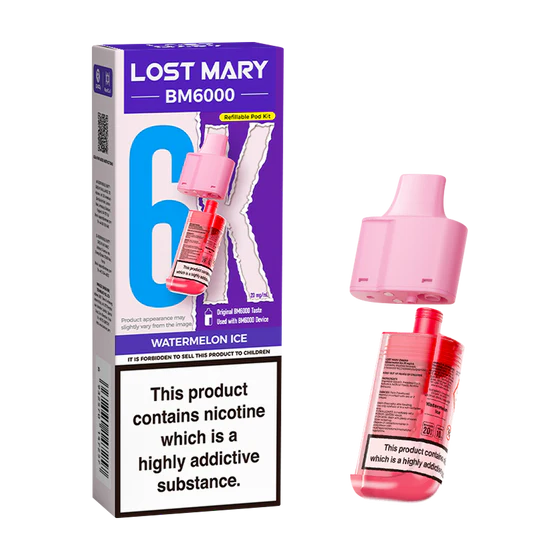 Elf Bar: BM6000 Refill Watermelon Ice 20mg